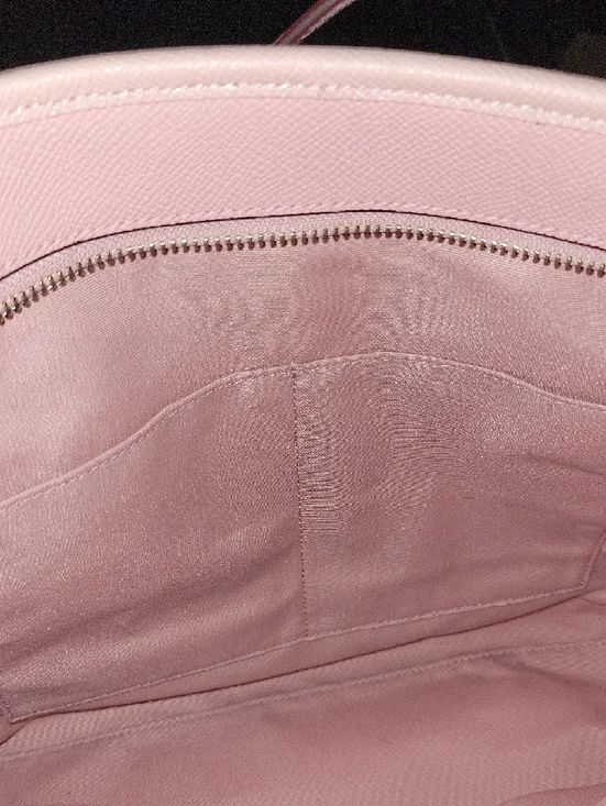 Coach Blush Pink Leather Tote with Double Straps - Picture 12 of 15